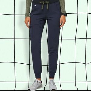 FIGS Zamora Scrub Pant Quiet Navy Medium Petite NWT